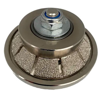 quality E Type 45 Bevel Vacuum Brazed Edge Profiling Wheels For Portable Machines For Concrete Natural Stone Tile 5mm 10mm 13mm 15mm 20mm factory